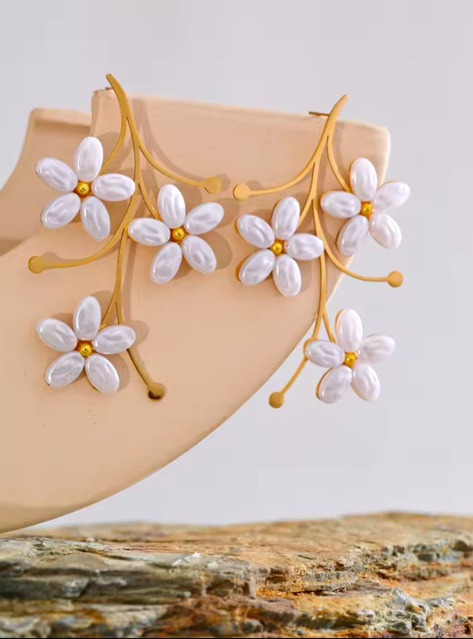 Big Flower Studs