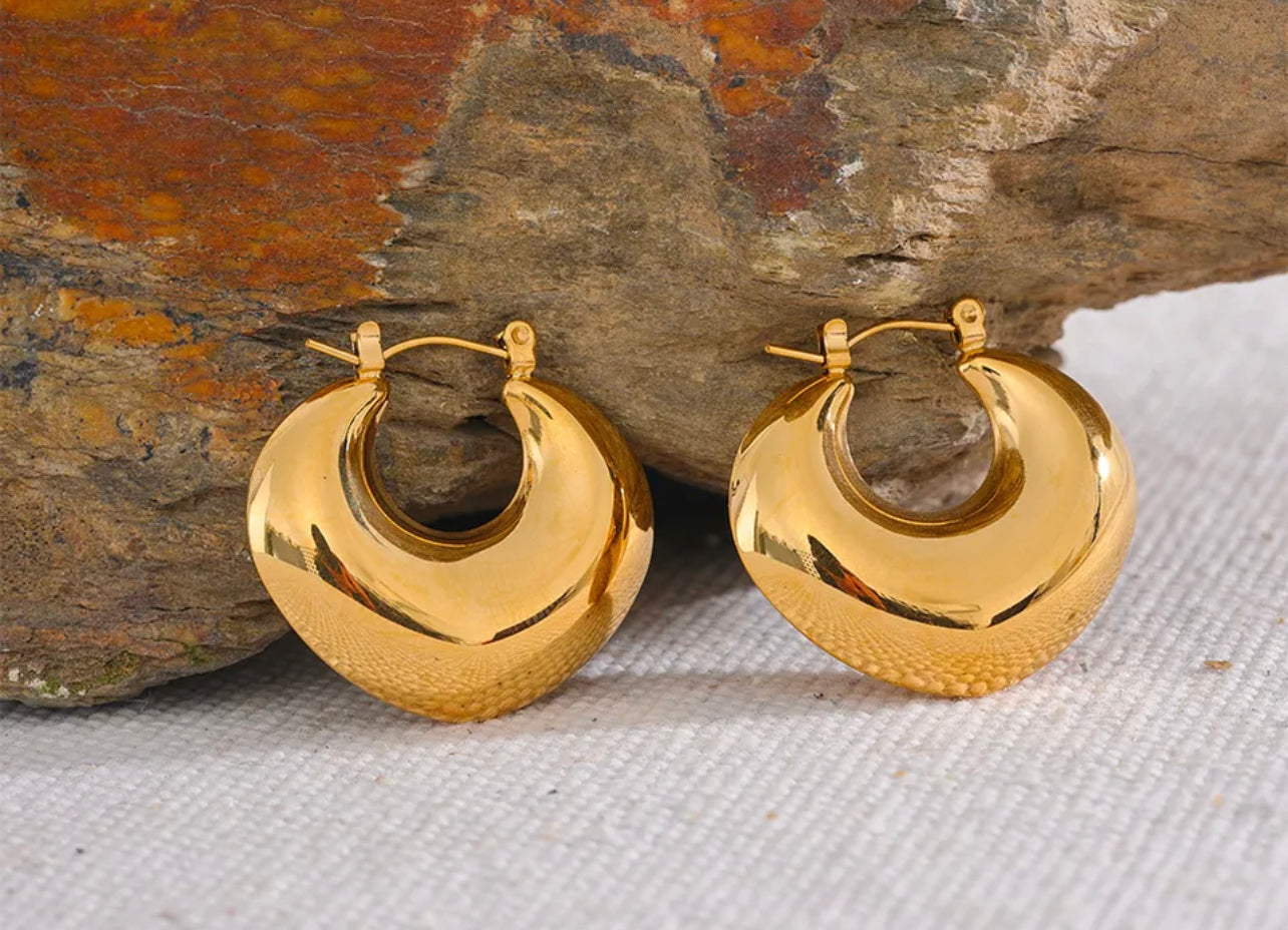 Trendy Chunky Hoops