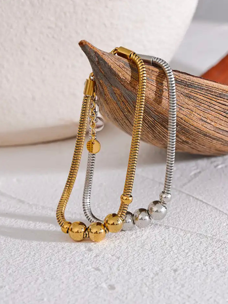 Pulsera 3 Beads x 2