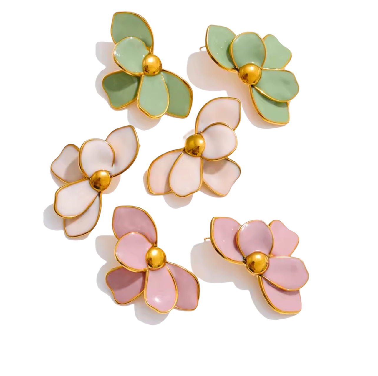 Half Enamel Petal