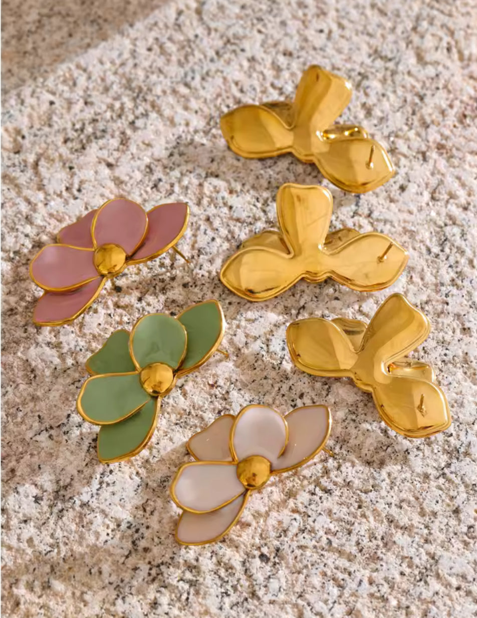 Half Enamel Petal