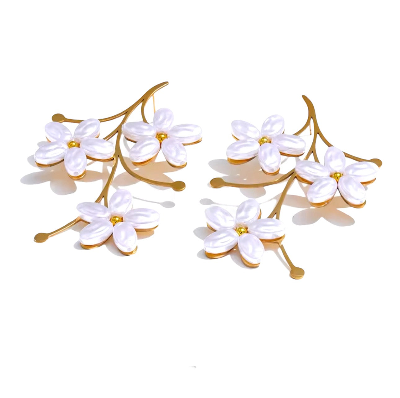 Big Flower Studs