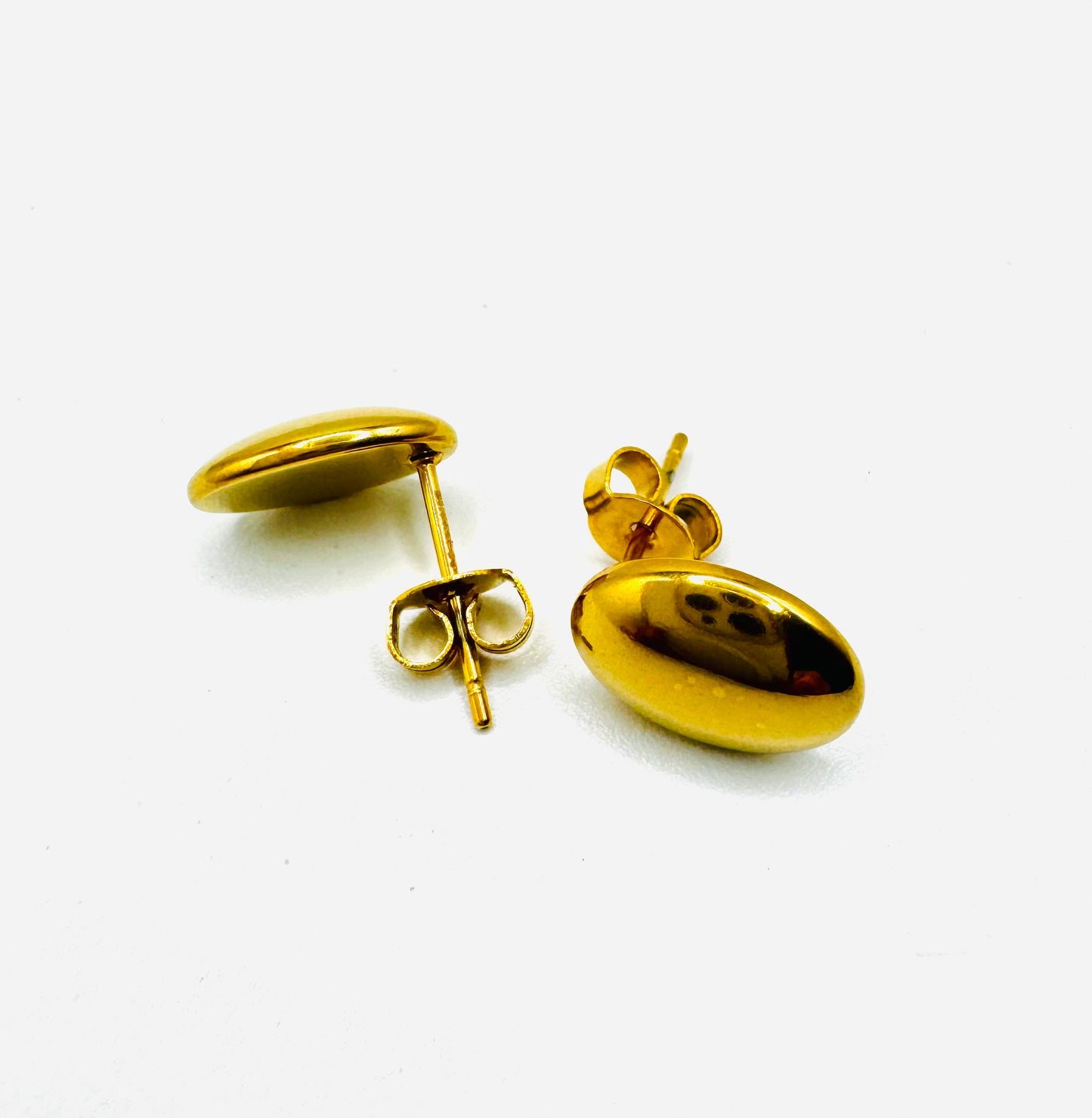 Oval Golden Studs