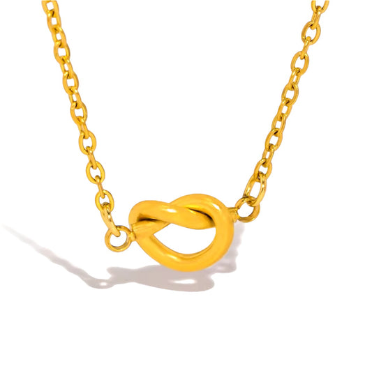 Tie Knot Pendant Chain